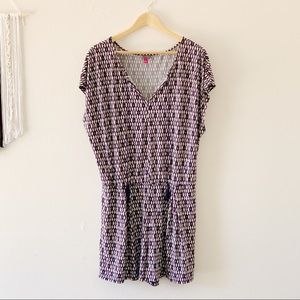 Vince Camuto romper Ikat pattern sz XL